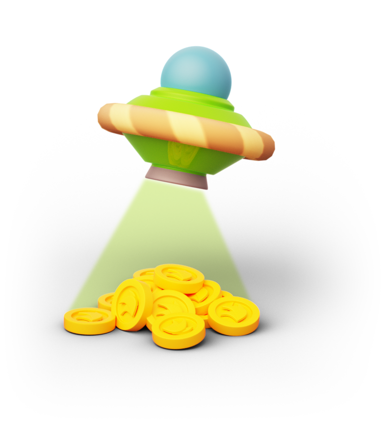 Here there should be UFO stealing coins