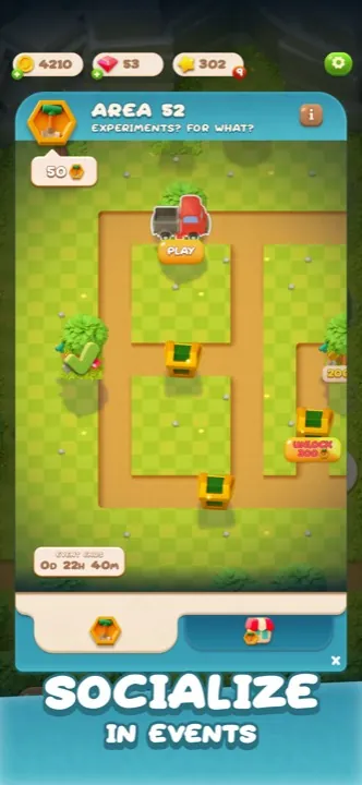Animal Park gameplay: socialize in events